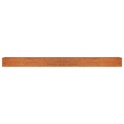 højbed 600x80x45 cm cortenstål rustfarvet