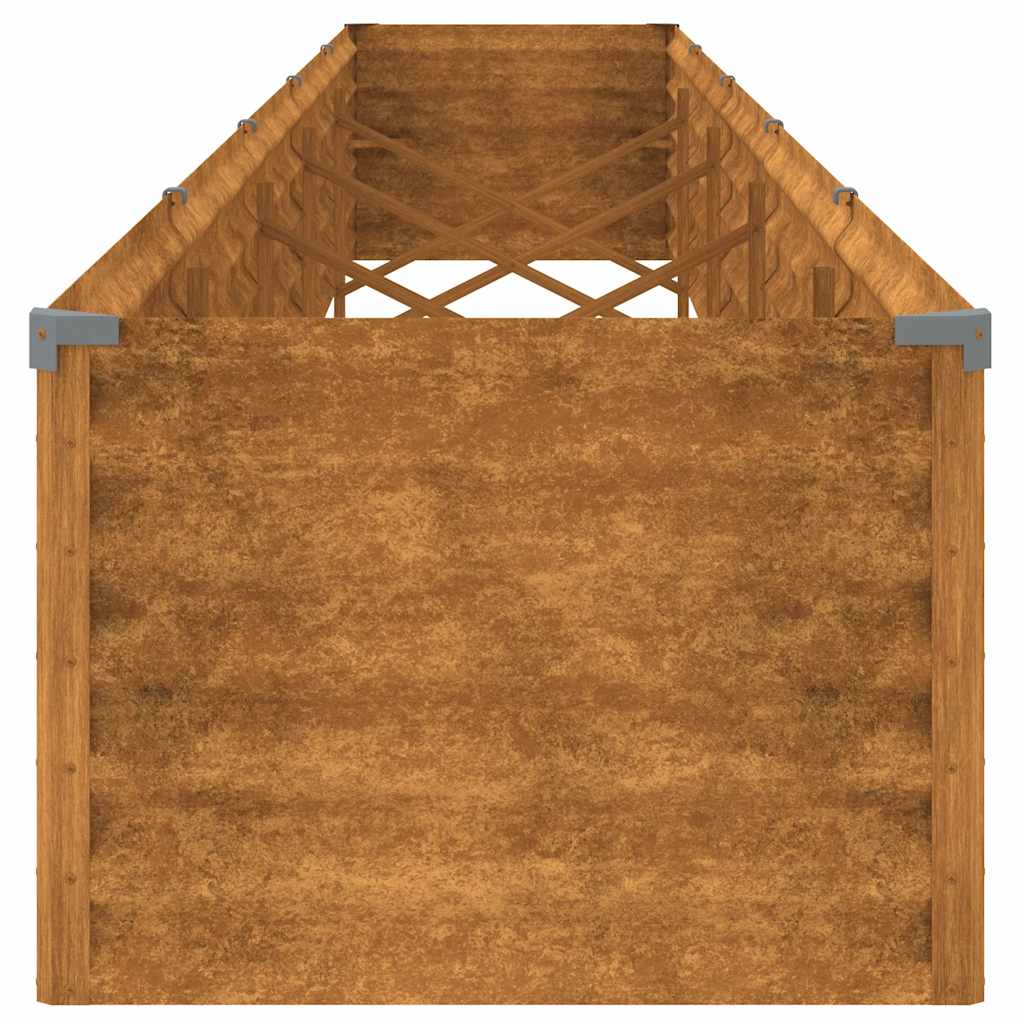 højbed til haven 482x50x36 cm cortenstål