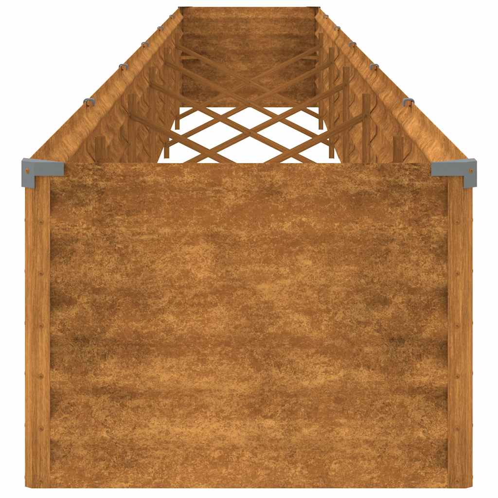 højbed til haven 580x50x36 cm cortenstål