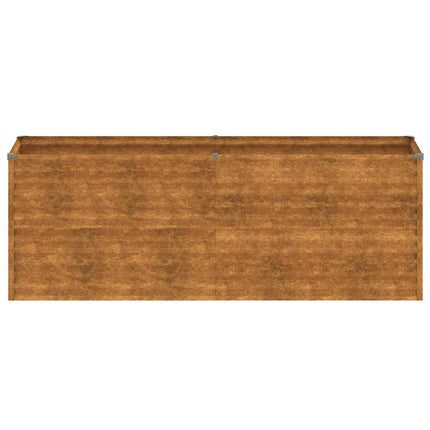 højbed til haven 196x50x69 cm cortenstål
