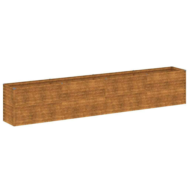 højbed til haven 385x50x69 cm cortenstål