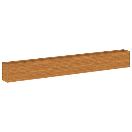 højbed til haven 578x50x69 cm cortenstål