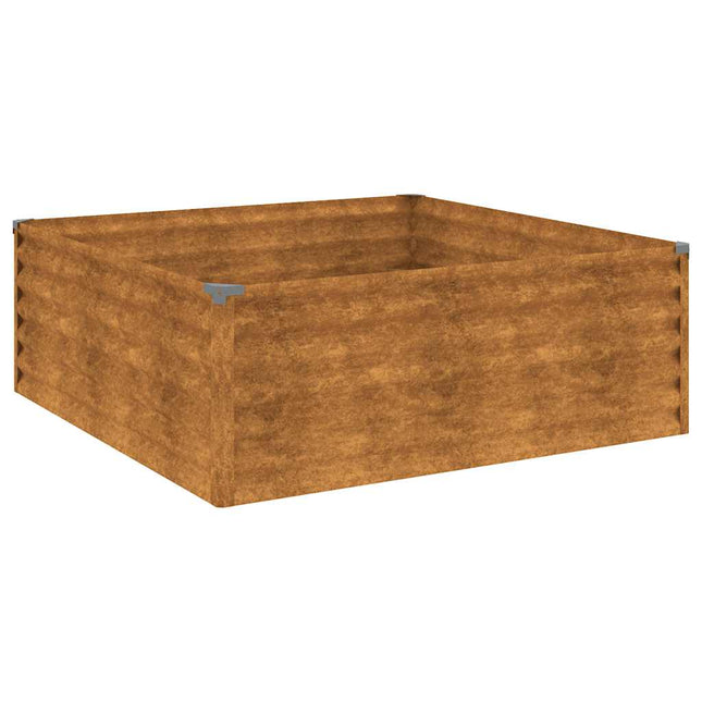 højbed 100x100x36 cm cortenstål