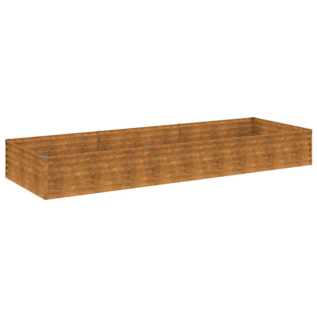 højbed 291x100x36 cm cortenstål