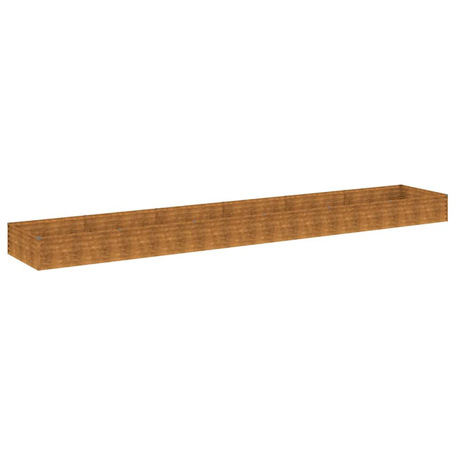 højbed 579x100x36 cm cortenstål