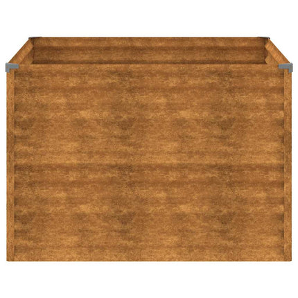 højbed 100x100x69 cm cortenstål