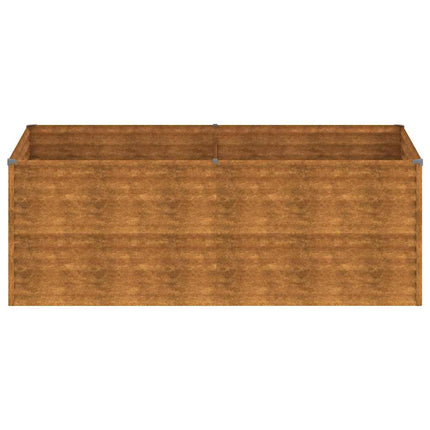højbed 196x100x69 cm cortenstål