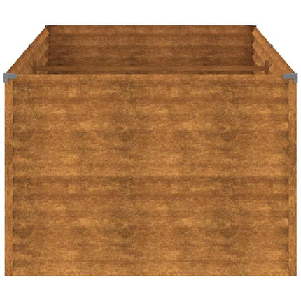 højbed 196x100x69 cm cortenstål
