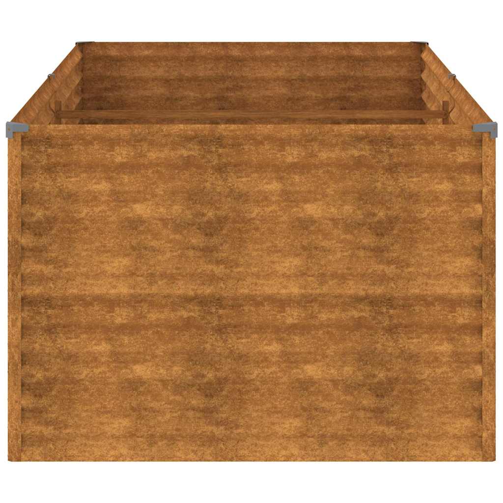 højbed 196x100x69 cm cortenstål