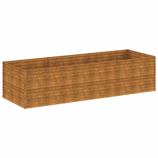 højbed 290x100x69 cm cortenstål