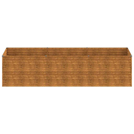 højbed 290x100x69 cm cortenstål