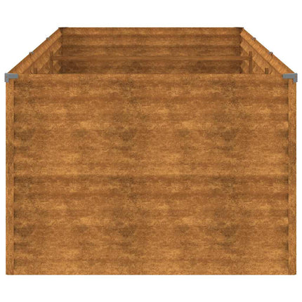 højbed 290x100x69 cm cortenstål