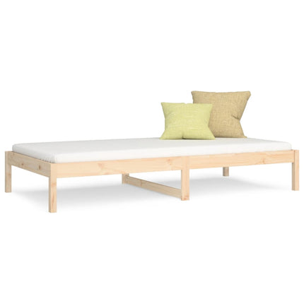 daybed uden madras 80x200 cm massivt fyrretræ