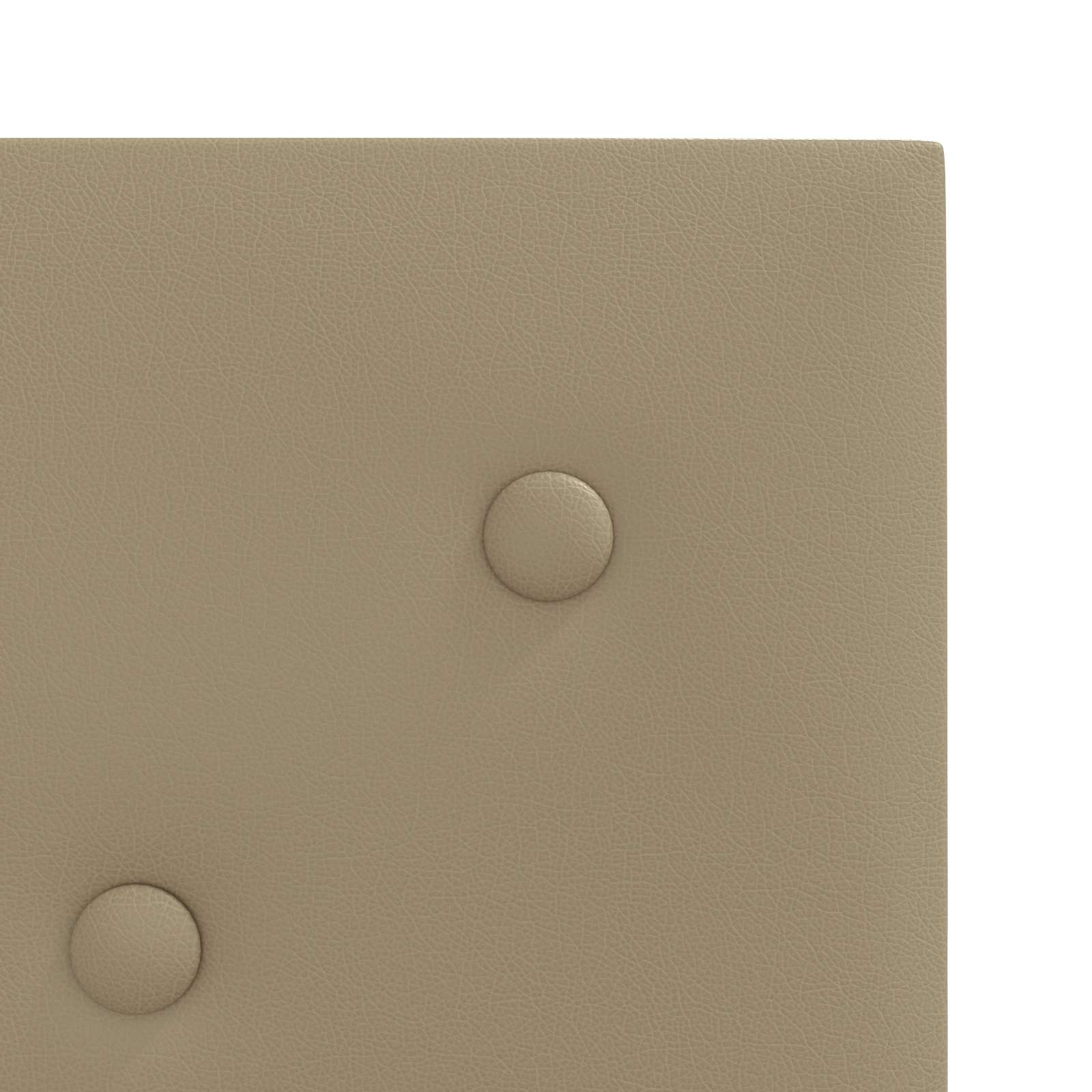 Væghovedgærde 12 pcs Cappuccino 30 x 30 cm Faux læder