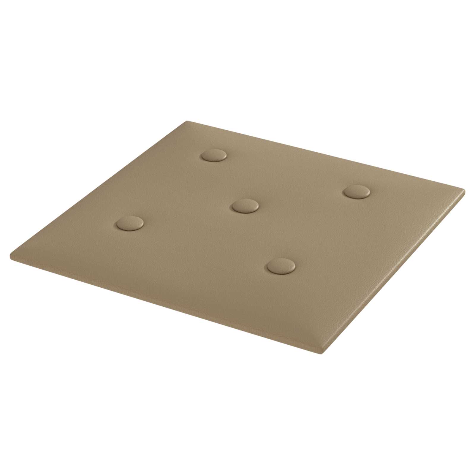 Væghovedgærde 12 pcs Cappuccino 30 x 30 cm Faux læder