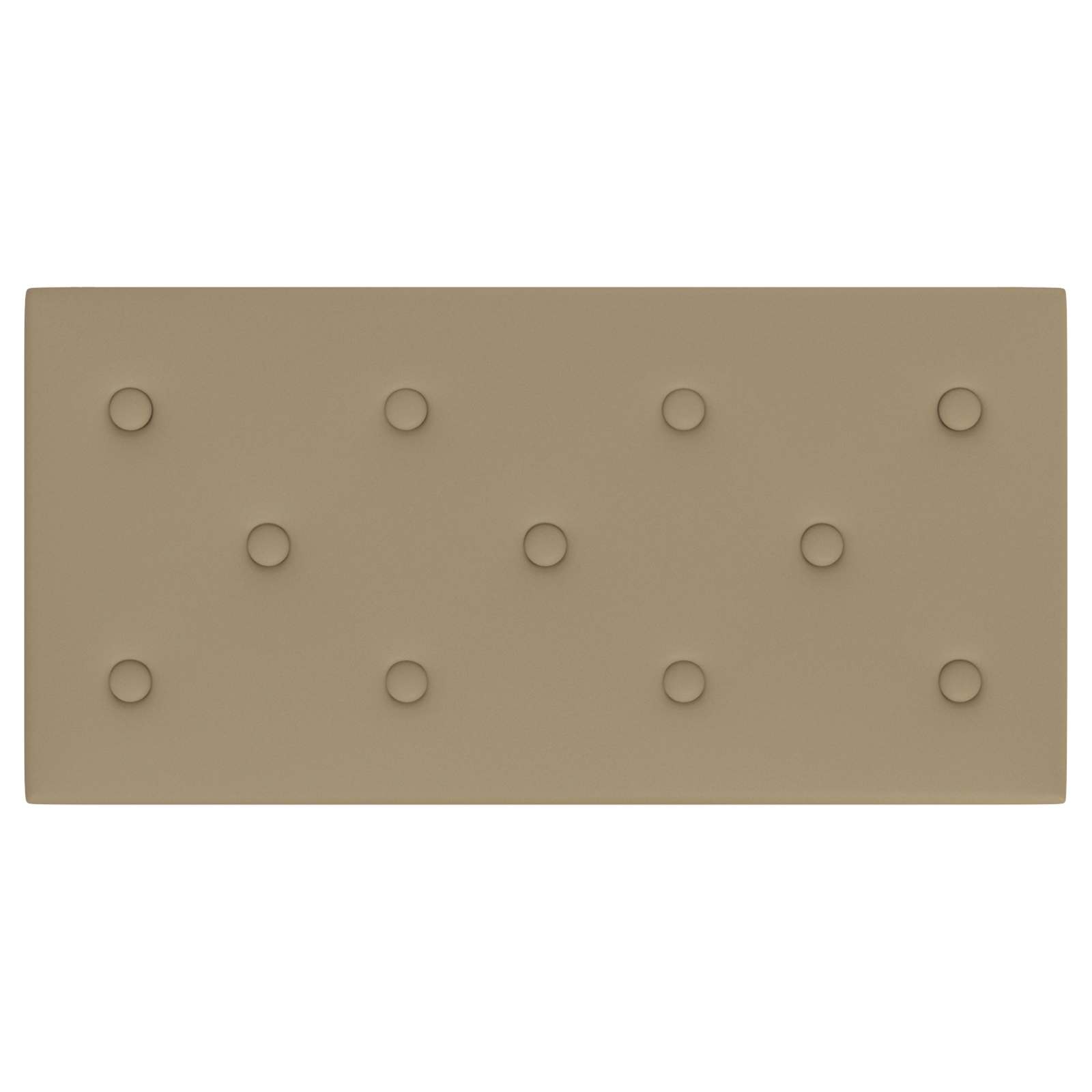 Væghovedgærde 12 pcs Cappuccino 60 x 30 cm Faux læder