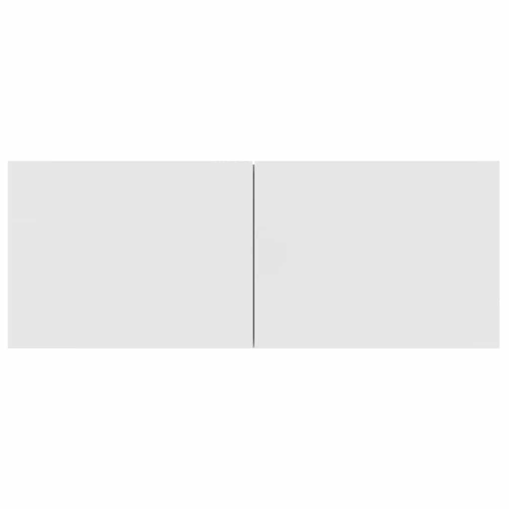 tv-skabe 2 stk. 80x30x30 cm konstrueret træ hvid