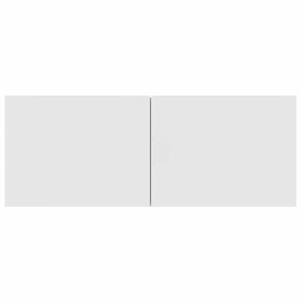 tv-skabe 2 stk. 80x30x30 cm konstrueret træ hvid