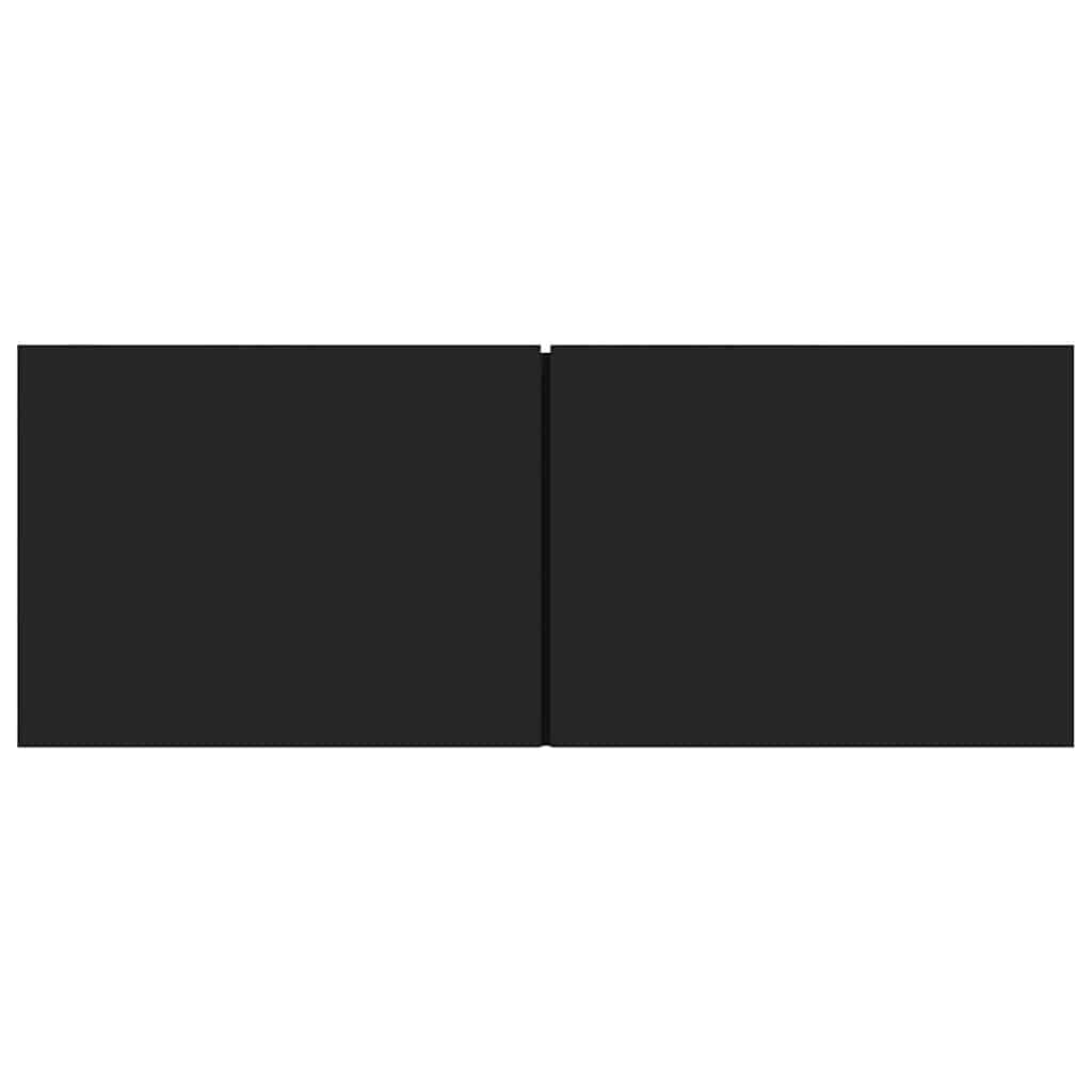 tv-borde 2 stk. 80x30x30 cm konstrueret træ sort