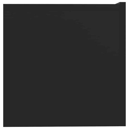 tv-borde 2 stk. 80x30x30 cm konstrueret træ sort