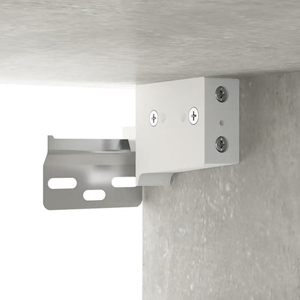 tv-skabe 2 stk. 80x30x30 cm konstrueret træ betongrå