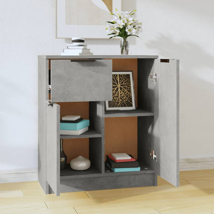 skænk 60x30x70 cm konstrueret træ betongrå