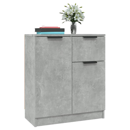 skænk 60x30x70 cm konstrueret træ betongrå