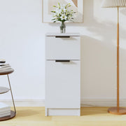 skænk 30x30x70 cm konstrueret træ hvid