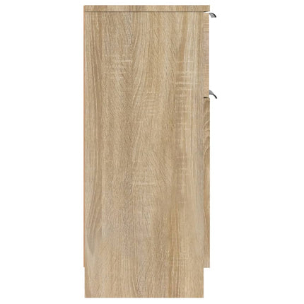 skænk 30x30x70 cm konstrueret træ sonoma-eg