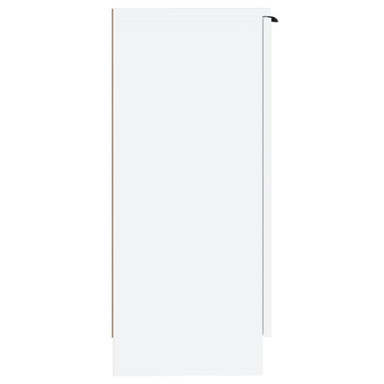 skænk 30x30x70 cm konstrueret træ hvid