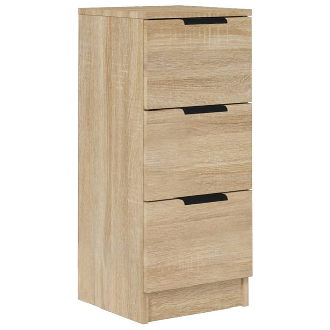 skænk 30x30x70 cm konstrueret træ sonoma-eg