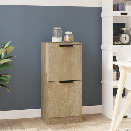 skænk 30x30x70 cm konstrueret træ sonoma-eg
