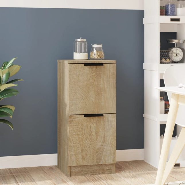 skænk 30x30x70 cm konstrueret træ sonoma-eg