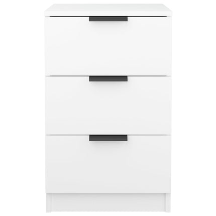 sengebord 40x36x65 cm hvid