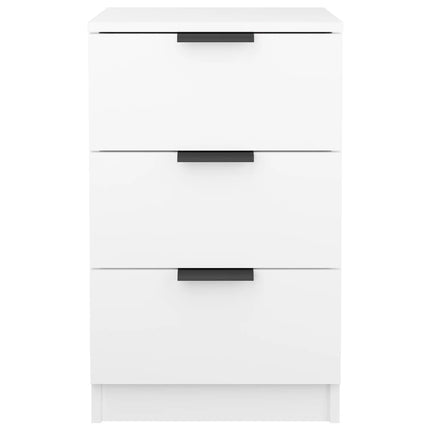 sengeborde 2 stk. 40x36x65 cm hvid