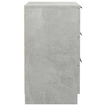 sengebord 40x36x65 cm 2 stk. betongrå