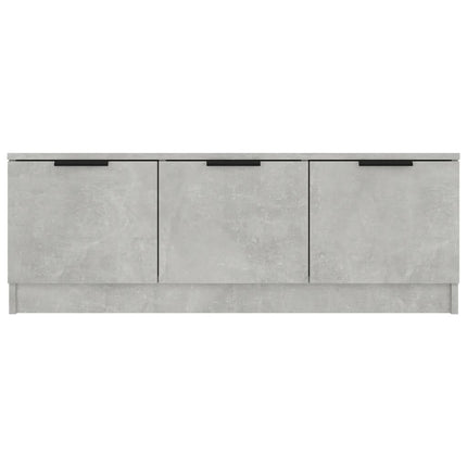 tv-bord 102x35x36,5 cm konstrueret træ betongrå
