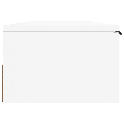 vægskab 102x30x20 cm konstrueret træ hvid