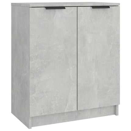 skoskab 59x35x70 cm konstrueret træ betongrå