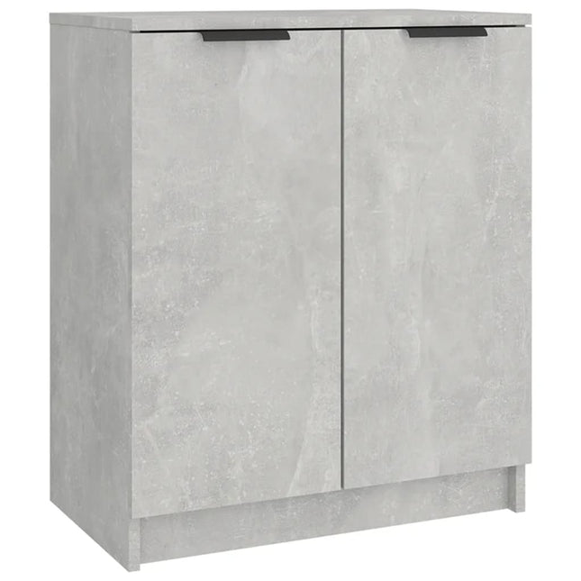 skoskab 59x35x70 cm konstrueret træ betongrå