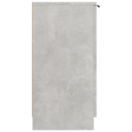 skoskab 59x35x70 cm konstrueret træ betongrå