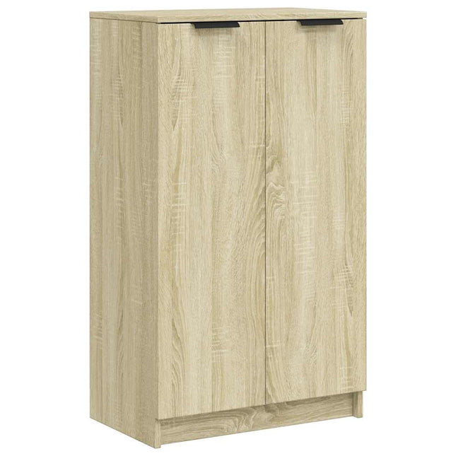 skoskab 59x35x100,5 cm konstrueret træ sonoma-eg