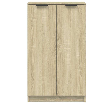skoskab 59x35x100,5 cm konstrueret træ sonoma-eg