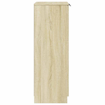 skoskab 59x35x100,5 cm konstrueret træ sonoma-eg