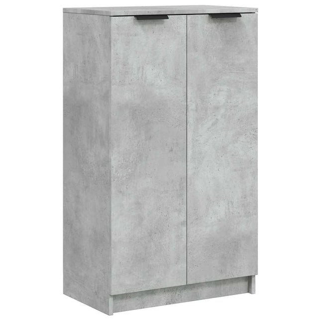 skoskab 59x35x100,5 cm konstrueret træ betongrå