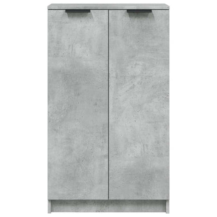 skoskab 59x35x100,5 cm konstrueret træ betongrå