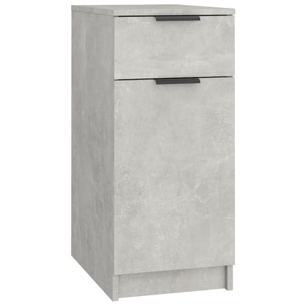 skrivebord 33,5x50x75 cm konstrueret træ betongrå