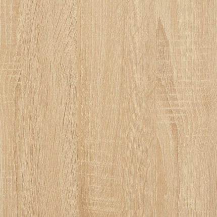 arkivskab med hjul 45x38x54 cm konstrueret træ sonoma-eg