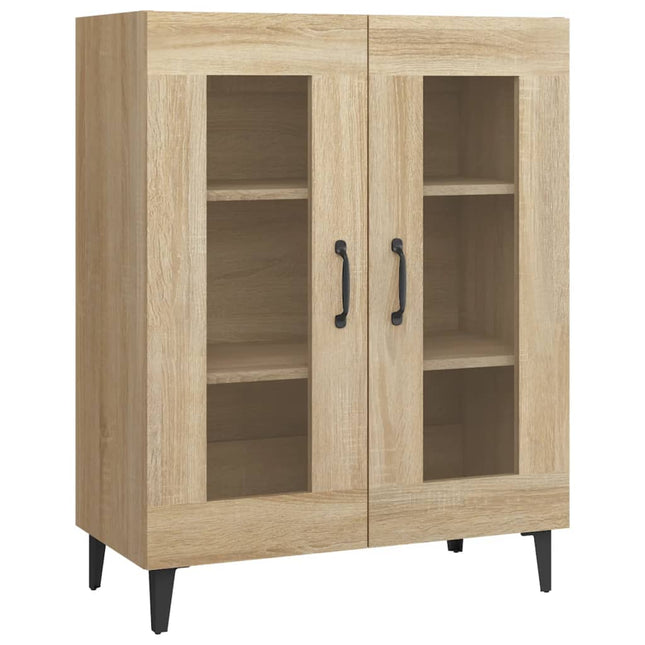 skænk 69,5x34x90 cm konstrueret træ sonoma-eg
