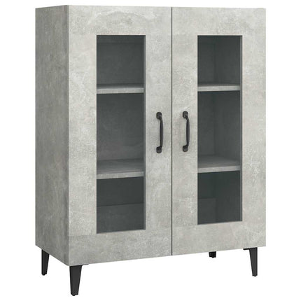 skænk 69,5x34x90 cm konstrueret træ betongrå